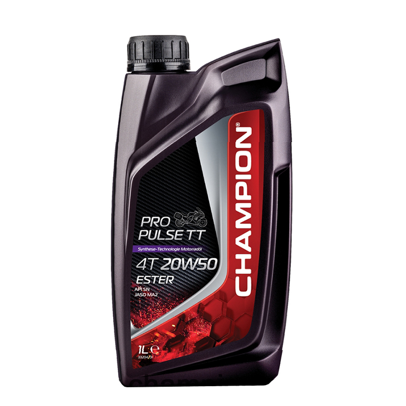 CHAMPION®  Pro Pulse TT 4T 20W-50 Ester Motoröl - 1 Liter